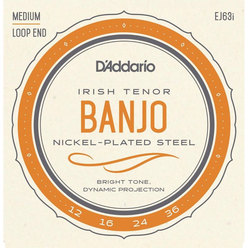 D'Addario EJ63i banjostrenger irsk Tenor banjo
