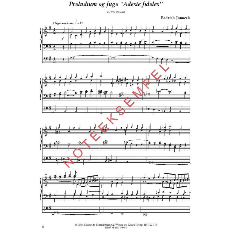Festmusikk for orgel, hefte 10