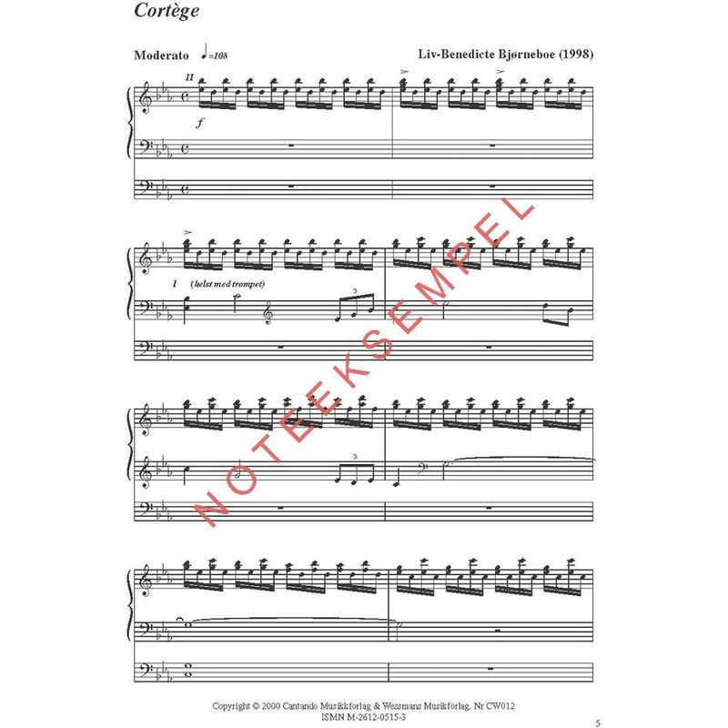Festmusikk for orgel, hefte 8