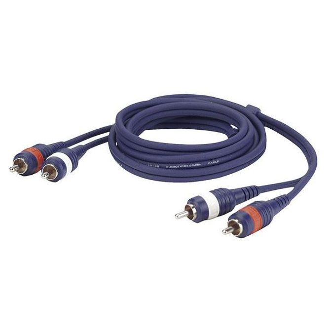 Hovedbilde RCA-kabel DAP FL24150 - 2 RCA Male L/R > 2 RCA Male L/R, 1,5 m