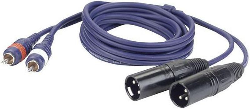 DAP FL26150 - 2 RCA Male L/R > 2 XLR/M, 1,5 m
