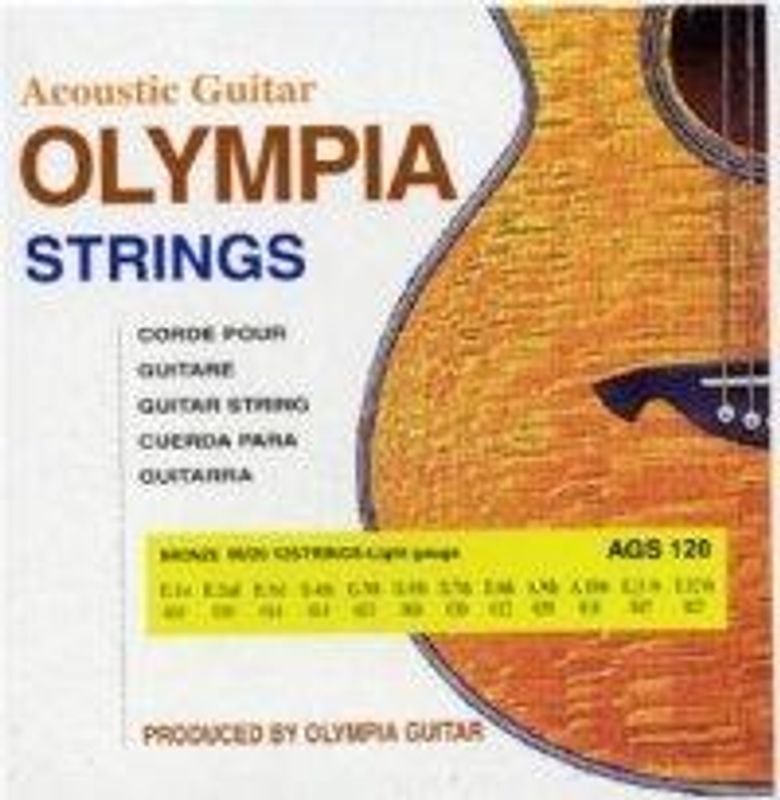 Olympia AGS Gitar stålstrenger 80/20 Bronze