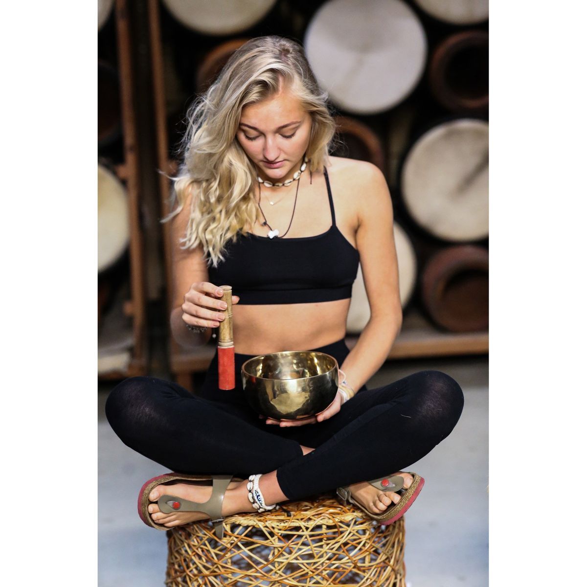 Syngebolle Terre 800g med kølle og filt-ring