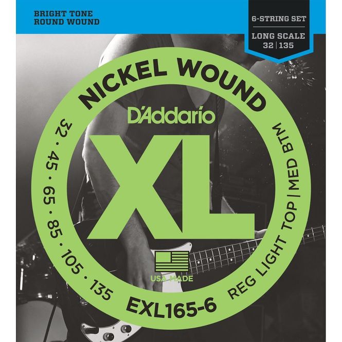 Hovedbilde D'Addario EXL165-6 Basstrenger 6-strengs