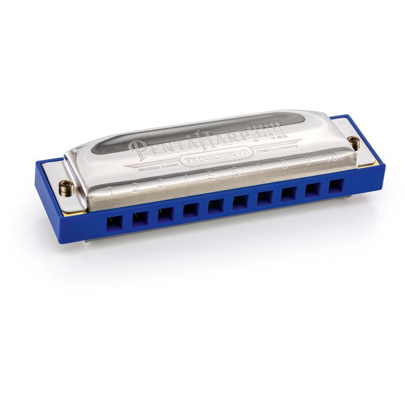 Hohner Pentaharp F-moll (Low F) Munnspill med bluesskala