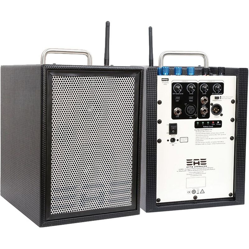 Elite Acoustics A1-4-CFB Mini-PA, 3-kanals mikser, batteri, Bluetooth