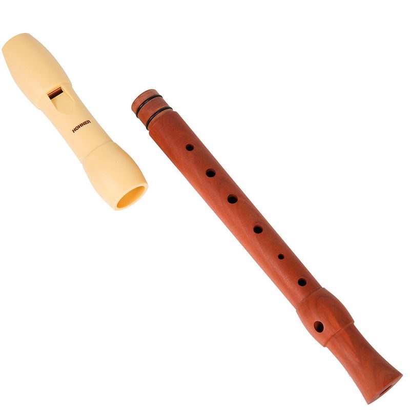 Hohner B95850 C-sopran-blokkfløyte, 2-delt, kropp av tre