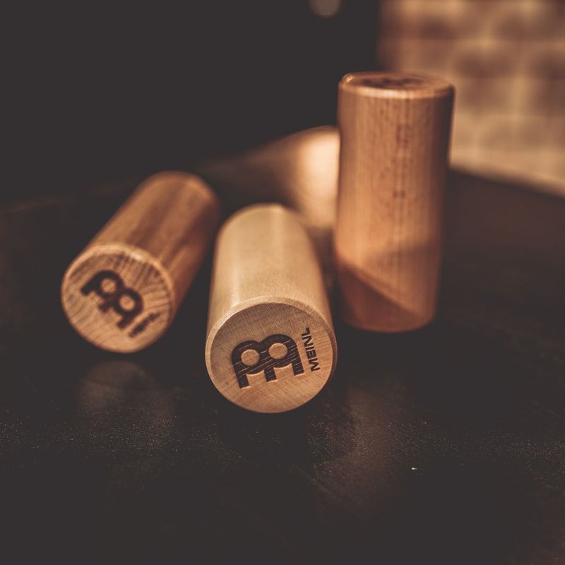 Meinl Percussion SH58 Wood Shaker Round, Beech Wood