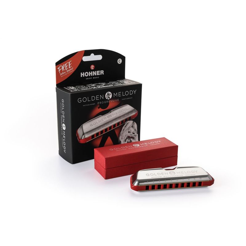Hohner Golden Melody Progressive Bb Diatonisk munnspill