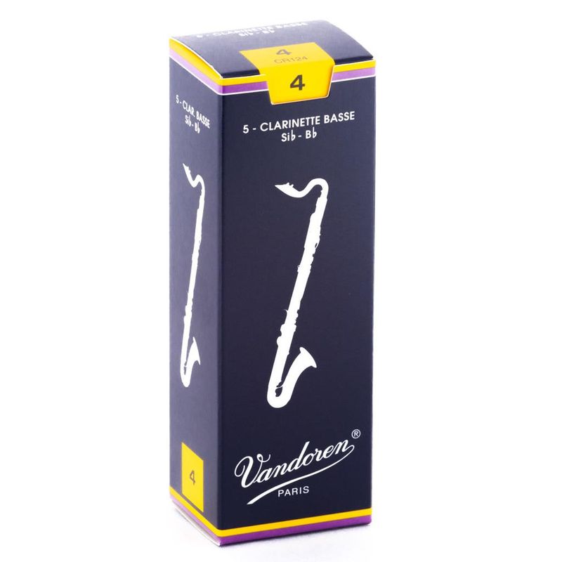 Vandoren V5 Traditional fliser til bassklarinett 4 (CR124)