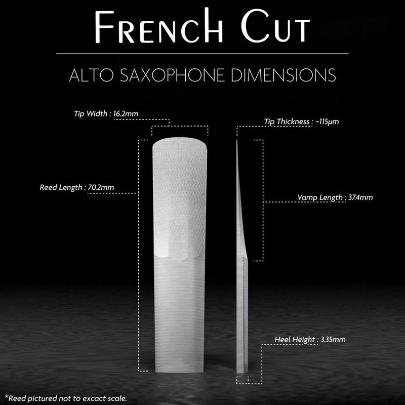 Légère French Cut flis for altsaksofon 2.75