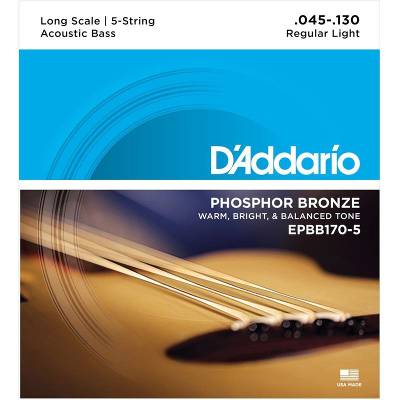 D'Addario EPBB170-5 Basstrenger for akustisk bass