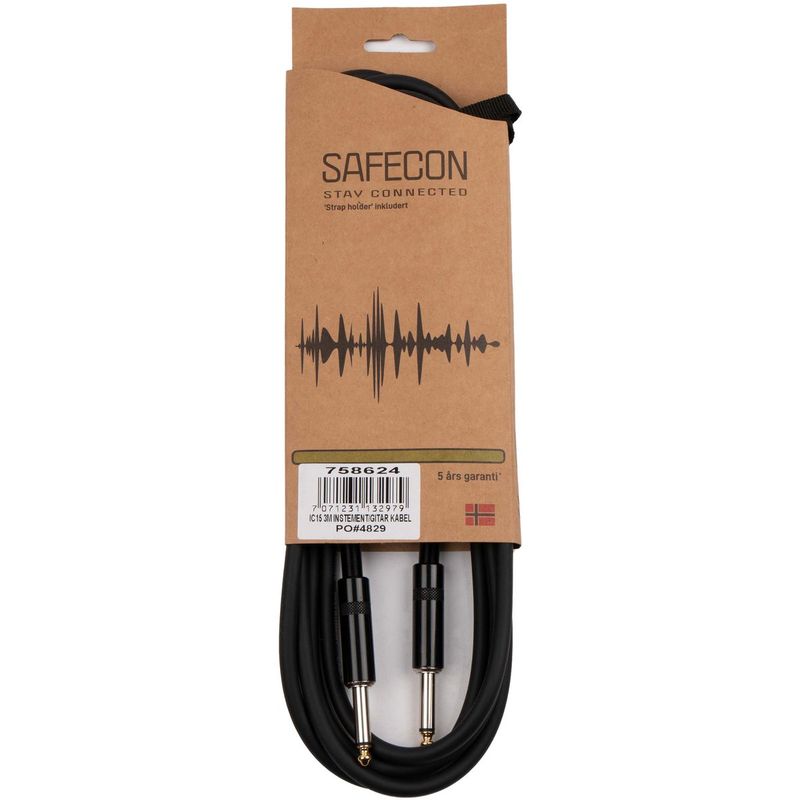Safecon IC15 3m Gitarkabel