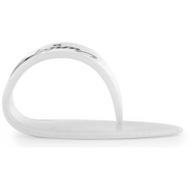 Dunlop 9002P Tommelfingerplekter hvit 4-pakning medium