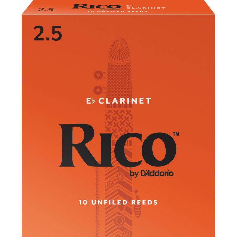 Rico RBA1025 fliser for Eb-Klarinett 2.5, 10 stk