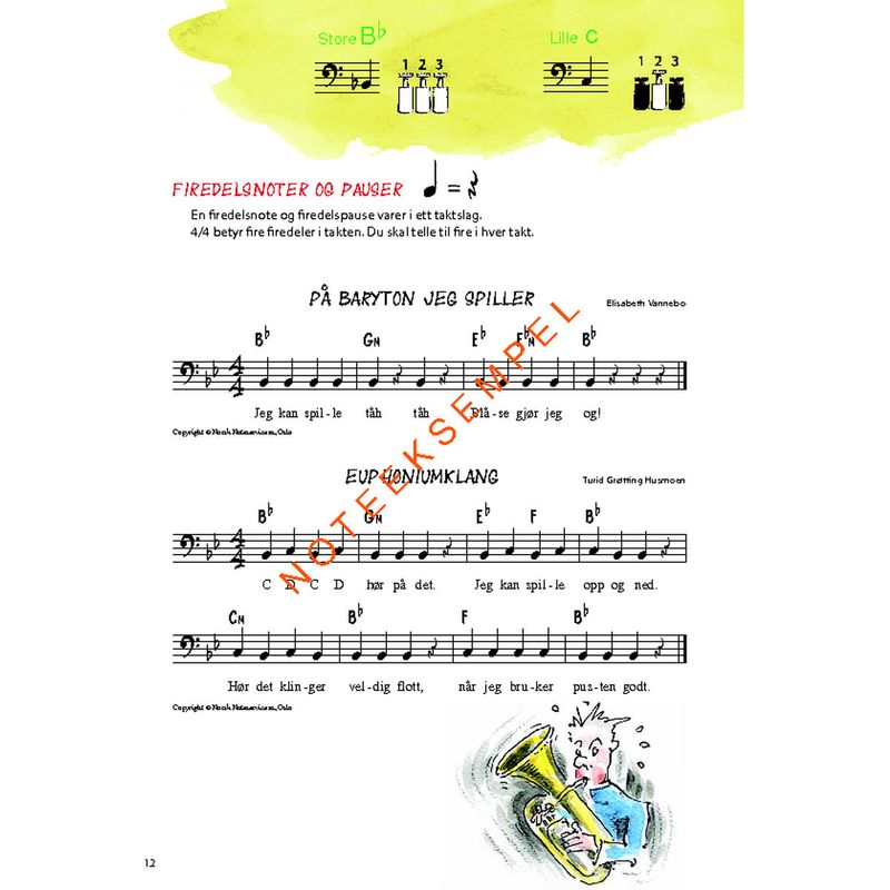 Spill Baryton/Euphonium i F-nøkkel Lærebok 1