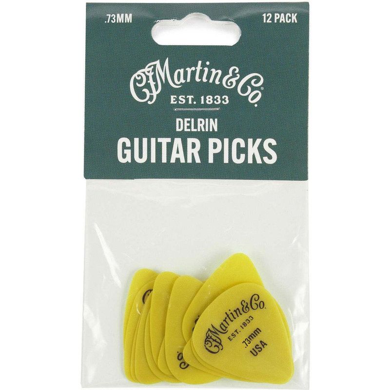 Martin Guitar Pick Delrin .73mm, 12-pk