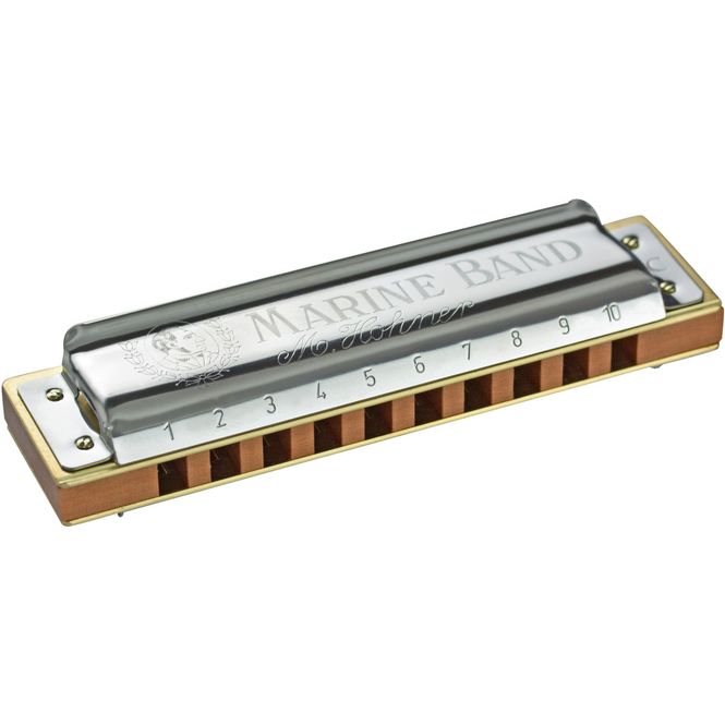 Hovedbilde Hohner Marine Band 1896 munnspill B/H-dur
