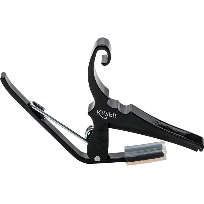 Hovedbilde Kyser KG6BA Quick-Change capo for stålstrengsgitar, svart