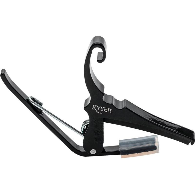 Kyser KG6BA Quick-Change capo for stålstrengsgitar, svart