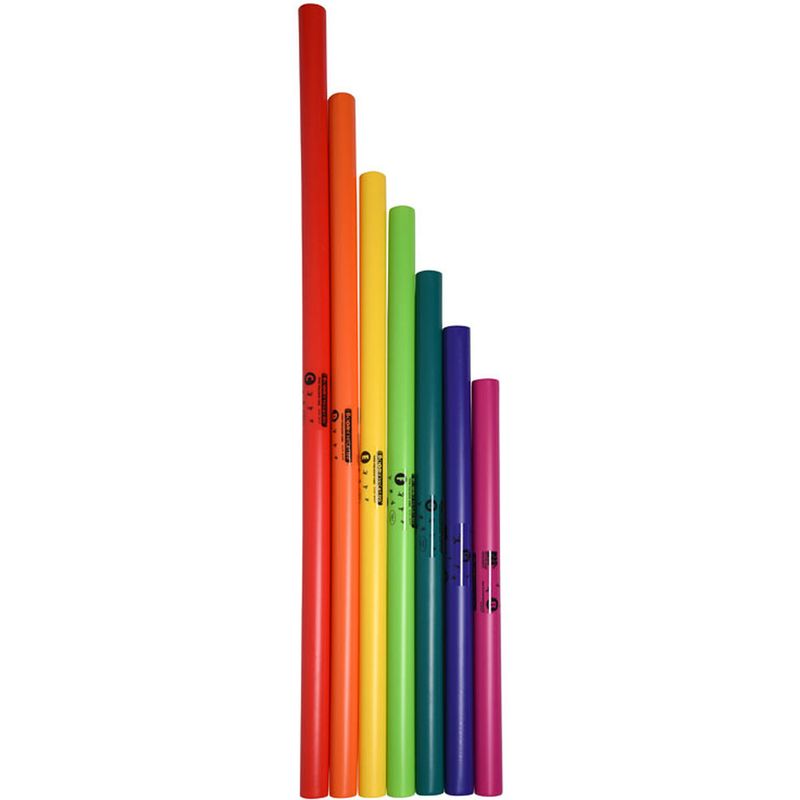 Boomwhackers BW-JG - Diatonisk bass-sett i C-dur, 7 toner