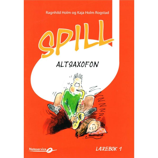 Hovedbilde Spill Altsaxofon Lærebok 1 - Holm/Rogstad