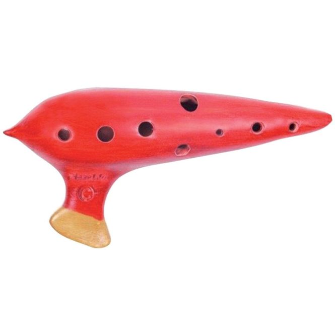 Hovedbilde Gewa Ocarina Classic C-stemt, rød glasur