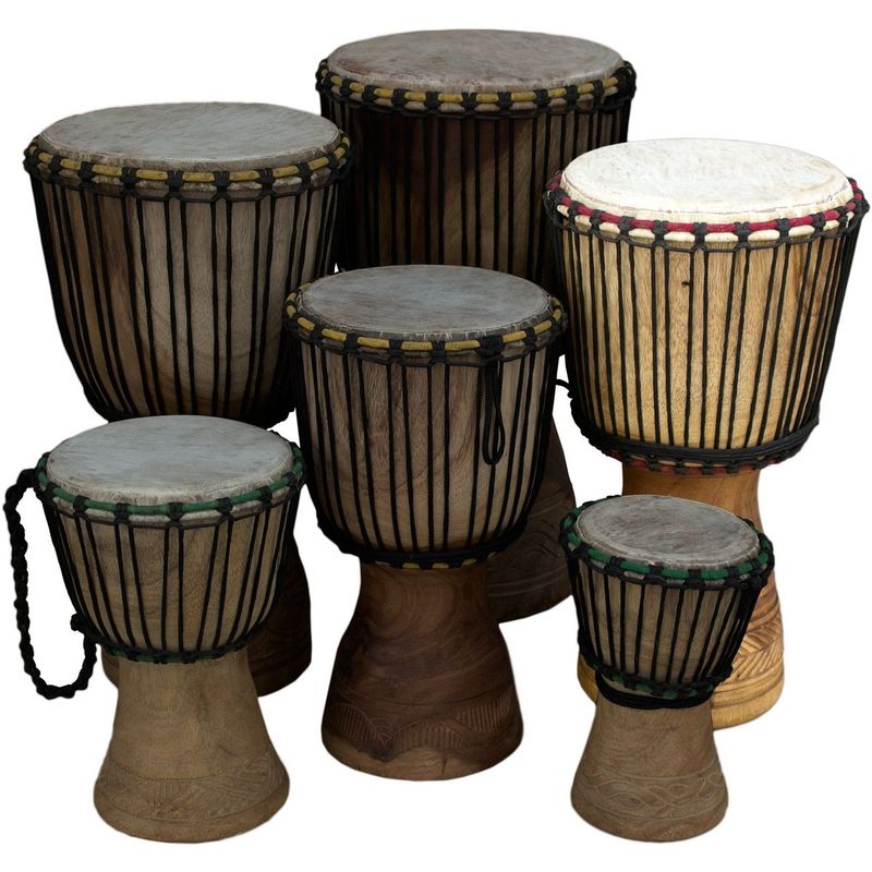Djembe fra Ghana 55 cm