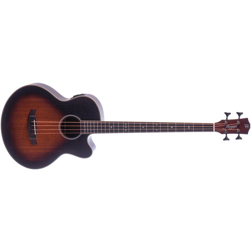 Morgan AB 09 CE DVB Akustisk bass med pickup, Dark Violin Burst