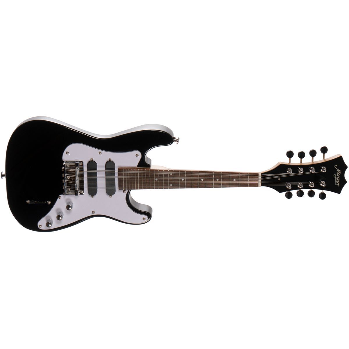 Morgan ME 13 BK - Elektrisk mandolin i Stratocaster-stil