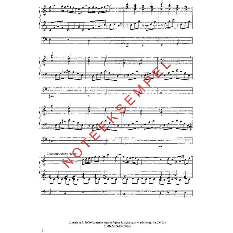 Festmusikk for orgel, hefte 7
