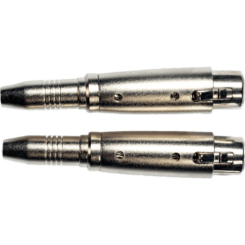 Yellow Cable AD23 - Stereo hunn jack til XLR hunn adapter, 2 stk