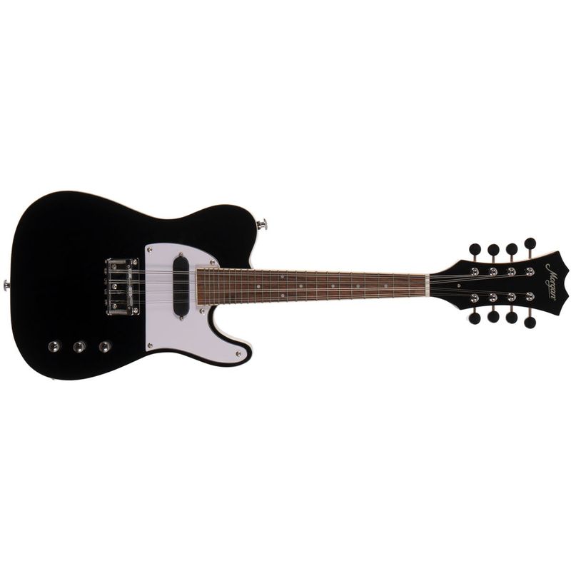 Morgan ME 12 BK - Elektrisk mandolin i Telecaster-stil, svart