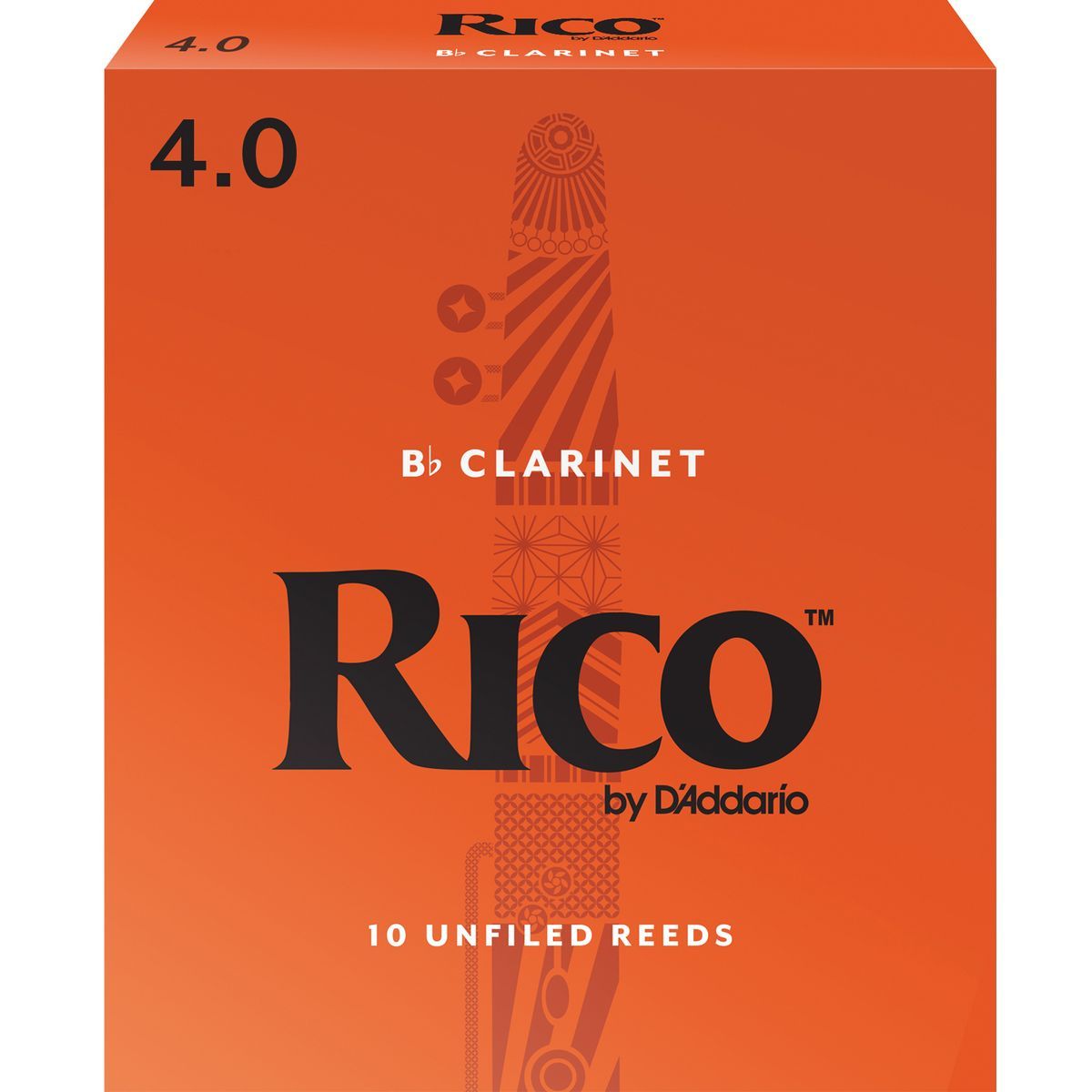 Rico RCA1040 fliser for Bb-klarinett 4, 10 stk