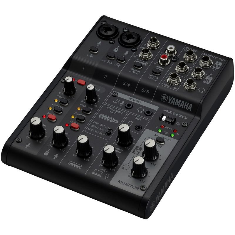 Yamaha AG06 MK2 Analog mikser svart