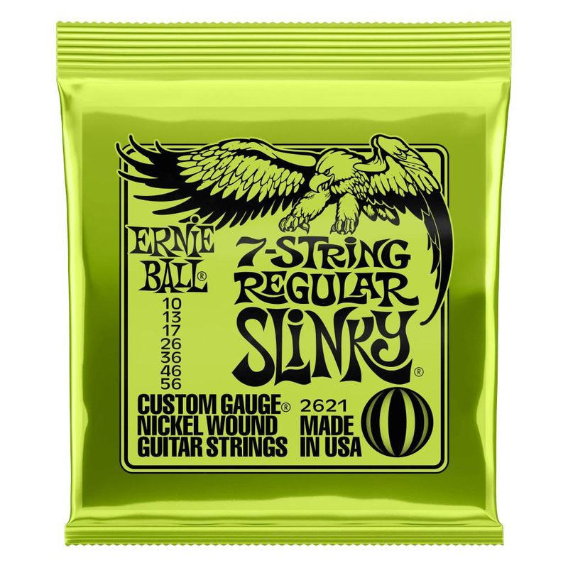Ernie Ball 2621 Regular Slinky 7-strengs 10-56 Elgitarstrenger
