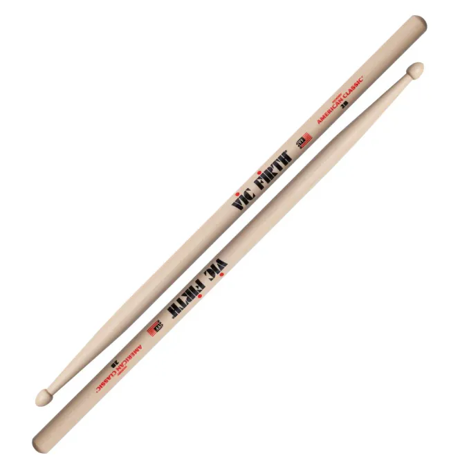 Hovedbilde Vic Firth 2B American Classic 2B Wood Tip Trommestikker