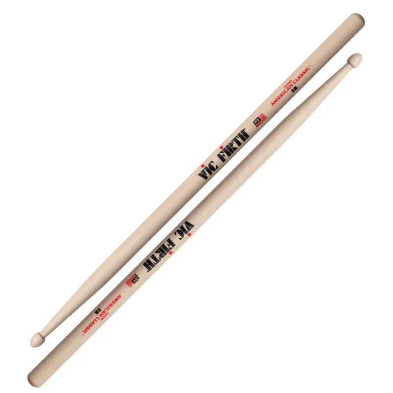 Vic Firth 2B American Classic 2B Wood Tip Trommestikker