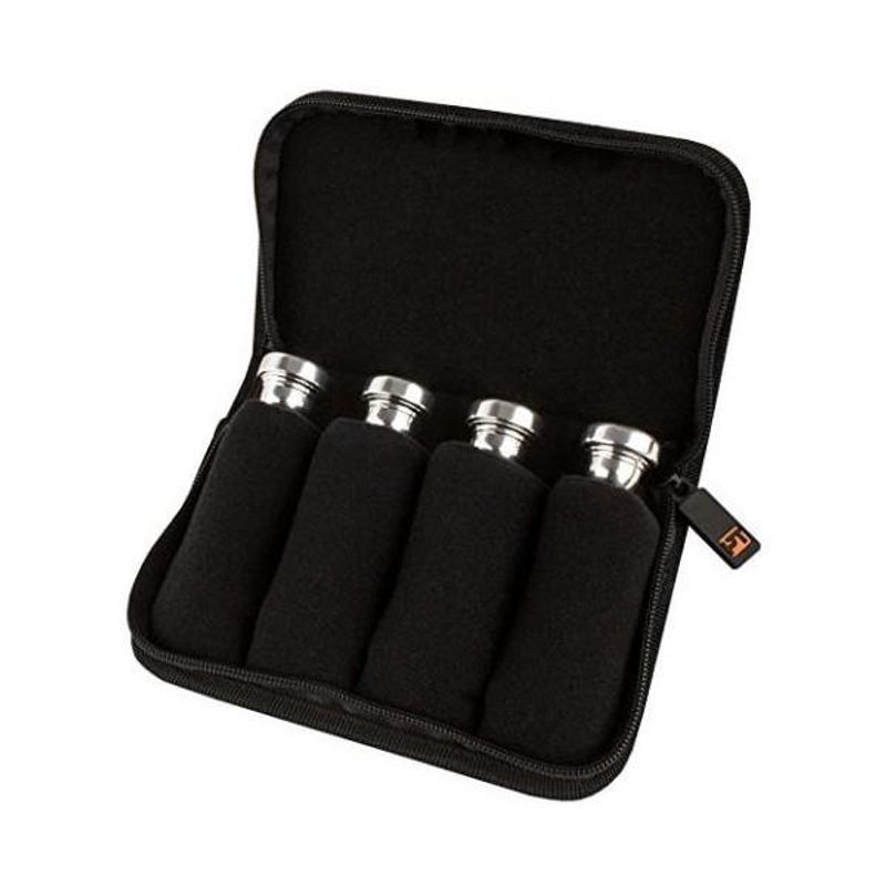 Protec A221ZIP Munnstykkeetui Trompet/Kornett/Valthorn, 4 munnstykker