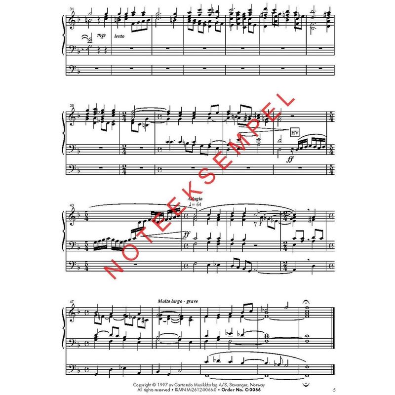 Festmusikk for orgel, hefte 4