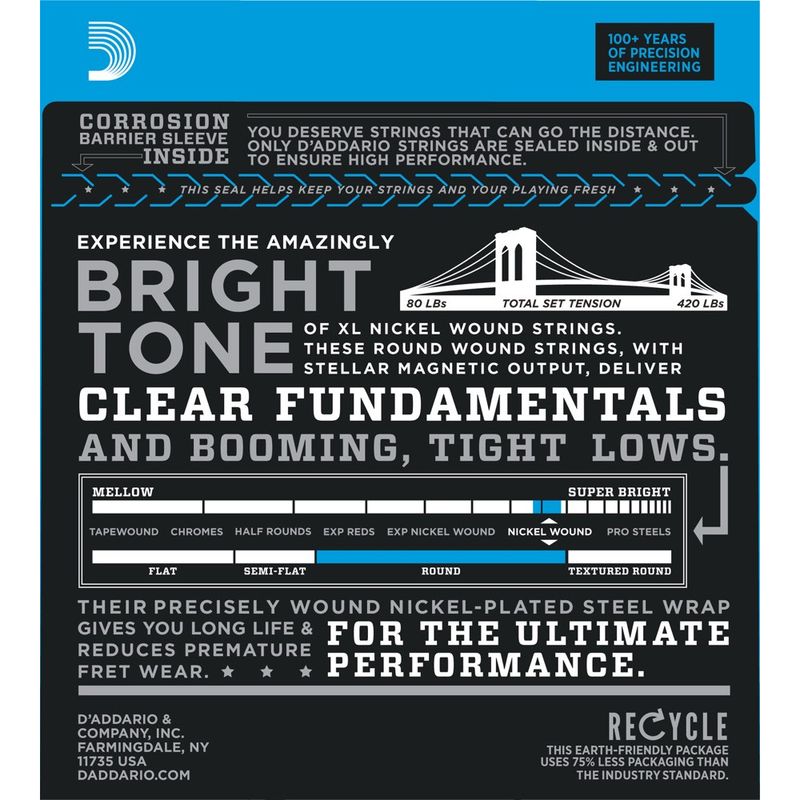 D'Addario EXL165-5 Basstrenger 5-strengs