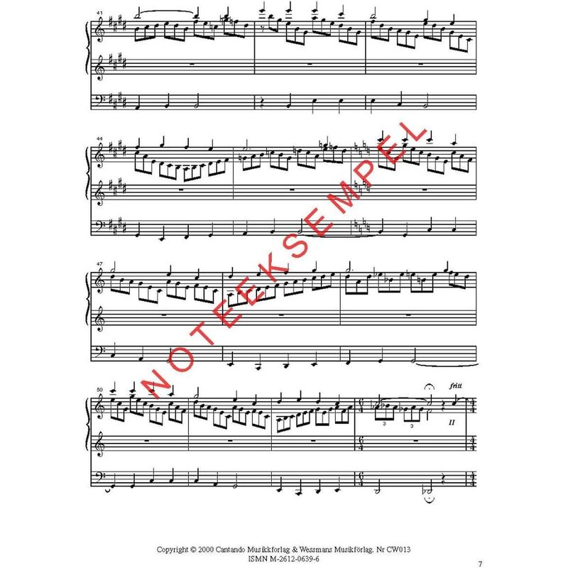 Festmusikk for orgel, hefte 9