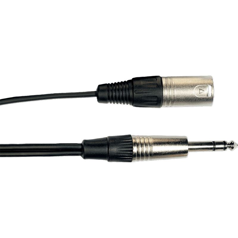 Yellow Cable K14-3 - Jack stereo hann til XLR hann kabel, 3m