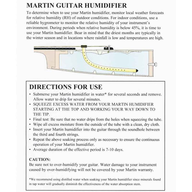 Martin 18AHG Guitar Humidifier - Luftfukter for akustisk gitar