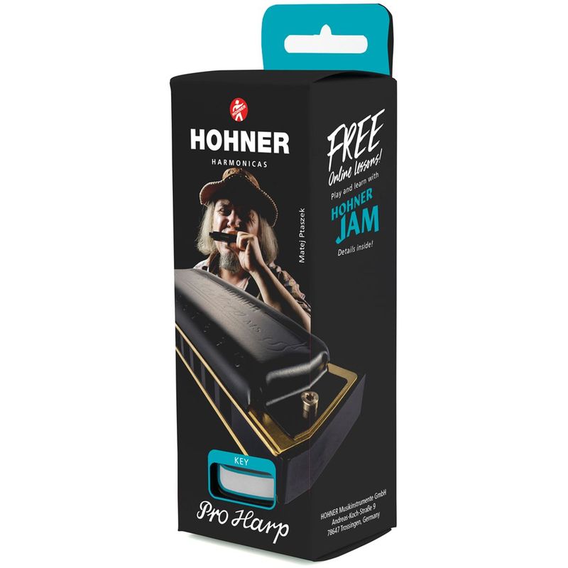 Hohner Pro Harp F-dur Diatonisk munnspill