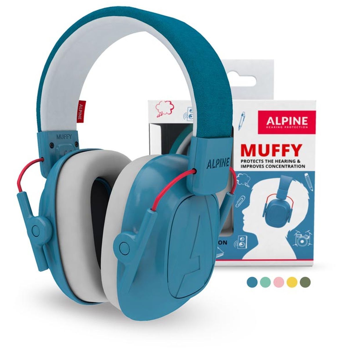 Alpine Muffy Kids Blue - Øreklokker for barn