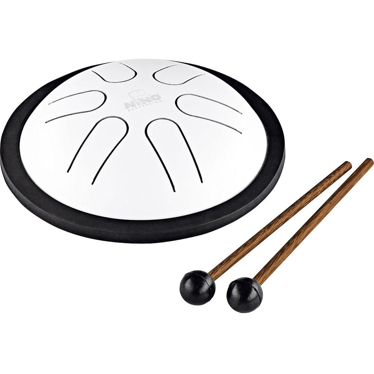 Meinl NINO980WH Mini Melody Steel Tongue Drum, Hvit