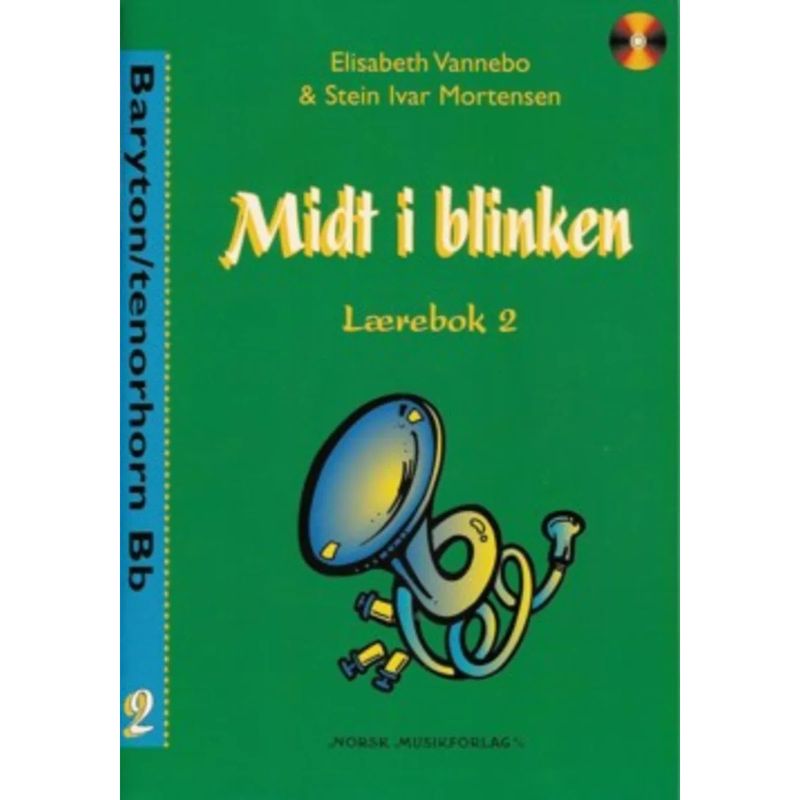 Midt i blinken Lærebok 2 Baryton/tenorhorn Bb (G-nøkkel)