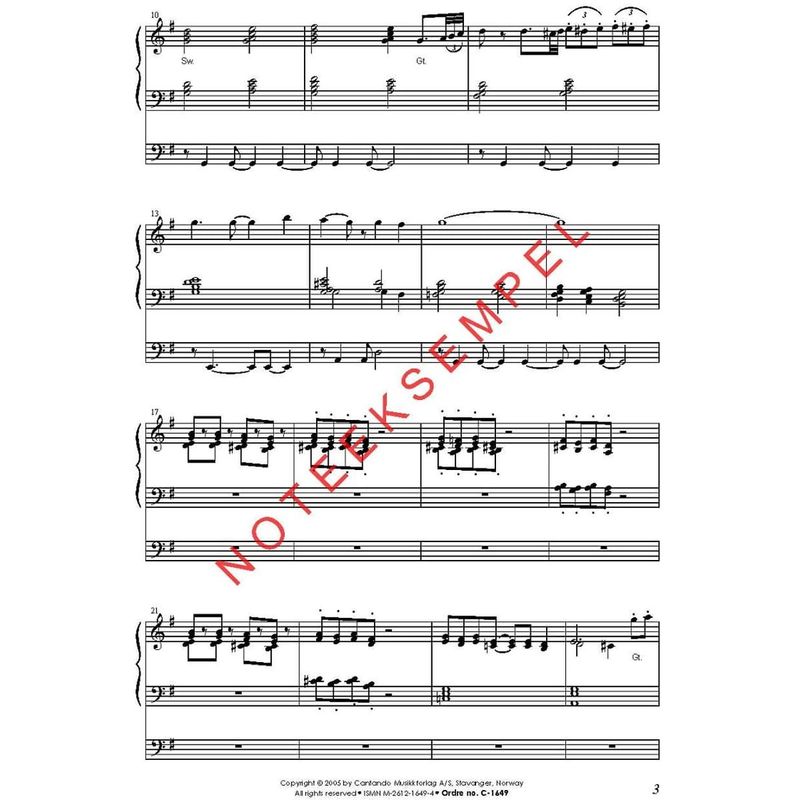 Festmusikk for orgel, hefte 18