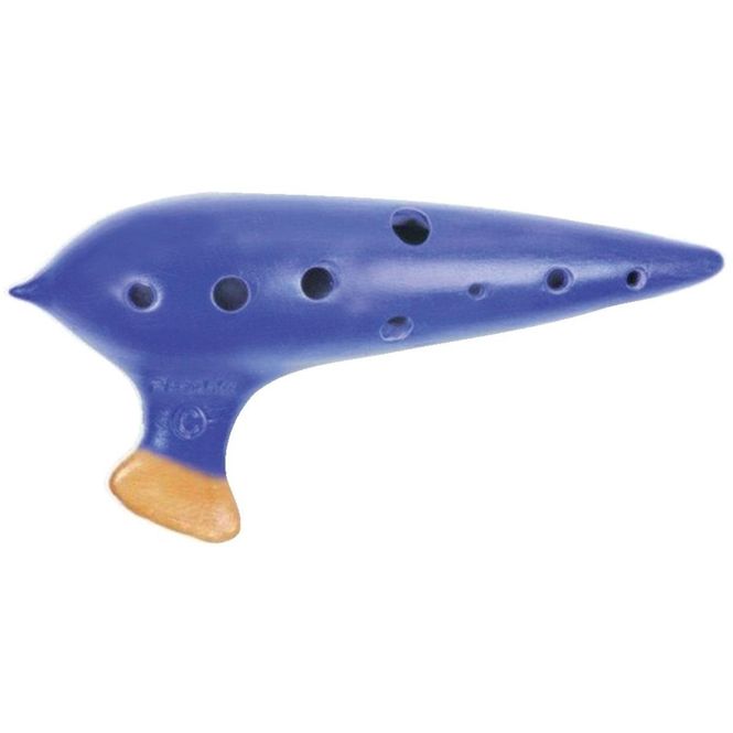 Hovedbilde Gewa Ocarina Classic G-stemt, blå glasur